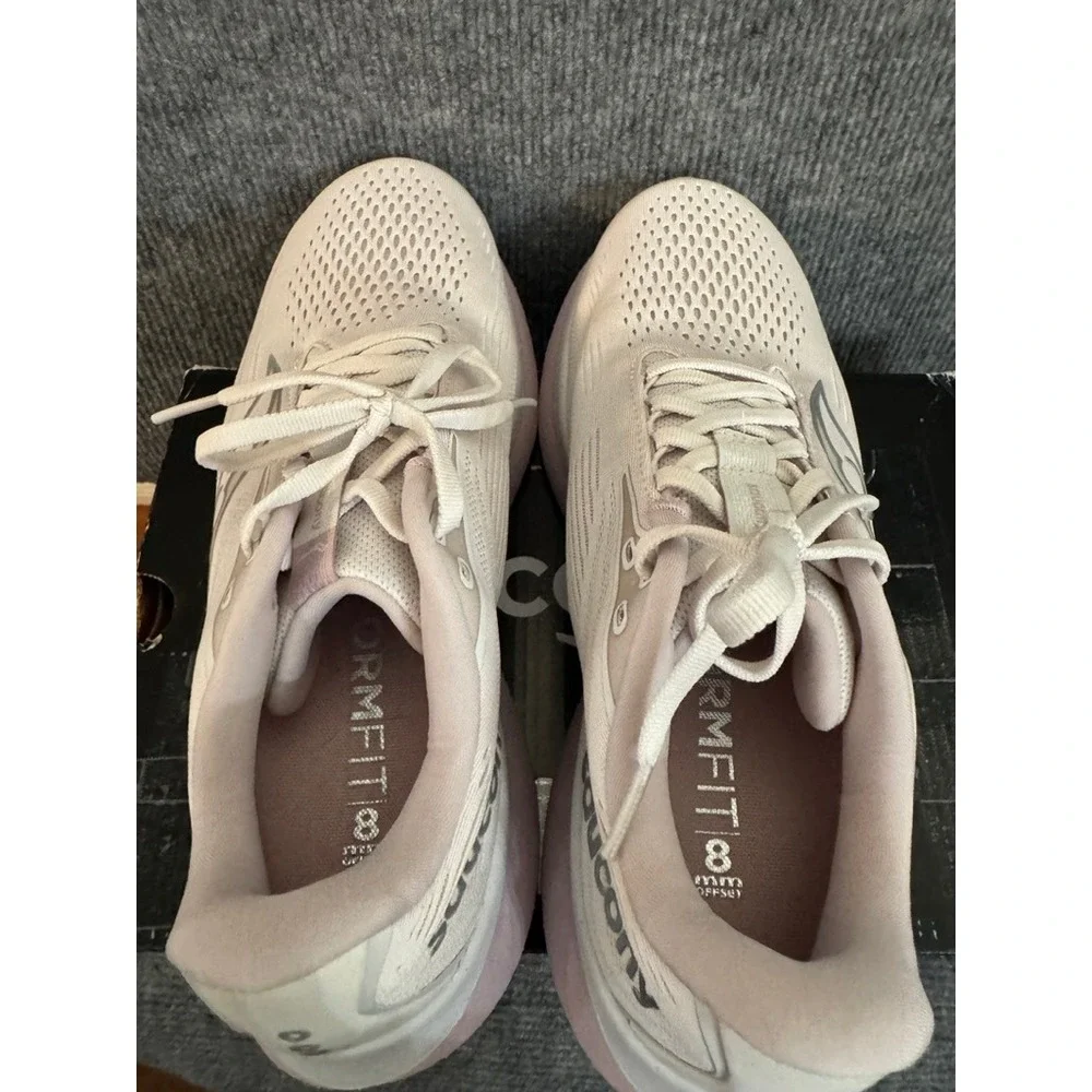 Saucony Ride 18 Womens Running Shoes Moon Woodrose Taupe S11000-151 Size 9.5 - Picture 6 of 9